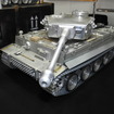 ヘンロンジャパンが展示した1/6スケールのラジコン戦車