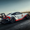 今季新投入、話題の「ポルシェ911 RSR」。