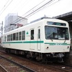 叡山電鉄の700系は8両あるが、どの車両が改造されるかは明らかにされていない。写真は700系720形の721号。