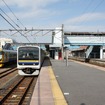 「新しい列車」は房総地区で運行される。写真は内房線・外房線の安房鴨川駅。