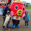 熱気球グランプリ2015、佐久バルーンフェスティバルで撮影した佐久のゆるキャラ、佐久の鯉太郎。