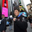 インディ500覇者となった佐藤琢磨がニューヨークを訪れた。