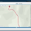 パソコンのgarminconnect.comサイトで地図に通過点を打ち込んでいき、コースを作成する