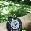 ここまで11.17km歩いて、所要時間は2時間22分03秒、現在のペースは1kmあたり24分30秒