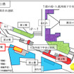 「グランスタ丸の内」「グランスタ」新エリア 各期開業エリア 位置図