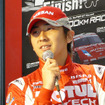 NISMOフェア…松田選手、スピンとパスタの関係