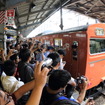 最終日の京橋駅。