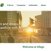 オランダに本拠を置くアレゴ社の公式サイト