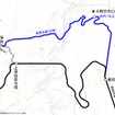 代行バスが12月1日から立ち寄る十勝サホロリゾートの位置。旧線の新内駅跡が比較的近いところにある。