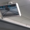 山梨リニア実験線の大半はトンネル区間。窓外の景色はほとんど見えないが、車内に設置されたディスプレイでリアルタイム撮影の動画と速度を確認することができる。