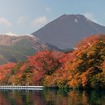 芦ノ湖から見る富士山