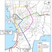 LRT1号線は南部への延伸工事が進められている。