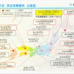 2017年度の自動運転　実証実験箇所と机上検討箇所