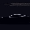 リマックの新型ハイパーカーのティザーイメージ