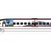 九州新幹線では「西郷どん」のラッピング列車の運転も計画されている。