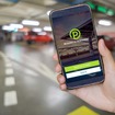 Parkmobileの駐車支援アプリ（イメージ）
