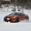 日産 GT-R 雪上試乗