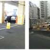 千歳船橋第1駐車場（左）と小田原第2駐車場