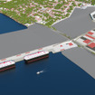 トルコに建設するターミナルの完成予想図