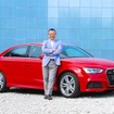 大谷達也氏とAudi A3 Sedan 2.0 TFSI quattro sport