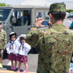 筑波サーキット・カーフェスティバル2018で自衛隊がブース出展（2018年5月5日）