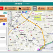 サービスイメージ（日本生命様の地図・経路検索画面利用イメージ）
