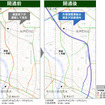 外環道の開通に伴う旅行速度の変化（狭域分析）