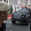 シンガポール当局の警備　(c) Getty Images
