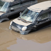 平成30年7月豪雨（7月8日、岡山県倉敷市）　(c) Getty Images