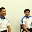 KYB MORIWAKI MOTUL RACING の高橋裕紀選手（左）と清成龍一選手（右）