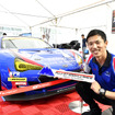 SUPER GT EXPERIENCE 2018 in 東京国際フォーラム　#61SUBARU BRZ GT300 山内選手