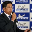 ミシュランが提案する「3R」コンセプトについて解説する日本ミシュランタイヤ B2Bタイヤ事業部常務執行役員 高橋敬明氏