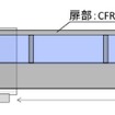 大開口可動柵の概要。車輪なしの片持ち構造となる。