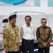 オープニングに先立ってインドネシアのジョコ・ウィドド大統領(中央)も会場を訪れた