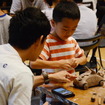 「子供カーモデラー教室」の様子