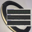 パイオニア「ハンドルカバー型心拍センサー」とアルゴリズムイメージ