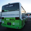 いすゞERGA mio中型ノンステップ路線バス（東京モーターフェス2018、はたらくクルマ展示）