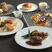 提供されるセットメニュー（2500円～）。