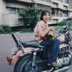 25～30歳ぐらいまで乗っていた81年式のショベル・スポーツ。このバイクで様々なハーレーイベントや旅にも出かけた。ハーレー雑誌「HOT BIKE JAPAN」編集長の池田伸さんと初めて会ったのもこの頃なんだそう。