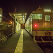 夕張支線のラストラン列車となる夕張19時28分発追分行き普通列車。
