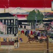 錦絵 東京名所京橋鉄道馬車往復煉瓦家ノ図（1882・日）
