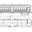 美術工芸品として国の重文に指定される運びとなったホジ6014号。15m級の車体で、機関走行部分を容易に取り外しできる構造となっている。車内がほぼ新製当時の状態で残されている点も見逃せない。