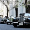 右からライレー RMB、ダットサン・スポーツDC-3、MG TF