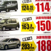 【新車値引き情報】SUV、RVをこの価格で…13万から32万円引き