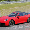ポルシェ 911タルガ4 GTS 新型　スクープ写真