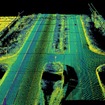 ハンズフリーの部分自動運転が可能なキャデラックのスーパークルーズのライダー（LiDAR）画像のイメージ