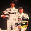 2000年、BMWウィリアムズからF1デビュー（向かって左）。チームメイトはラルフ・シューマッハ。