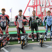 スペシャルマッチに参加したライダー、左から高橋巧、渡辺一樹、柳川明、野左根航汰