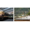 クハネ581形は日本初の寝台電車として1967年に登場した581系特急形電車の先頭車で、JR時代は大阪～新潟間の急行『きたぐに』でおもに運用。ラッピングイメージとなる右の「シュプール＆リゾート色」は、アコモ改良に伴ない1992年に登場したものだが、1997年にJR西日本の標準色に変わったので、見ることができたのは5年程度と短かった。