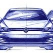 フォルクスワーゲン・ゴルフ 新型のイメージスケッチ